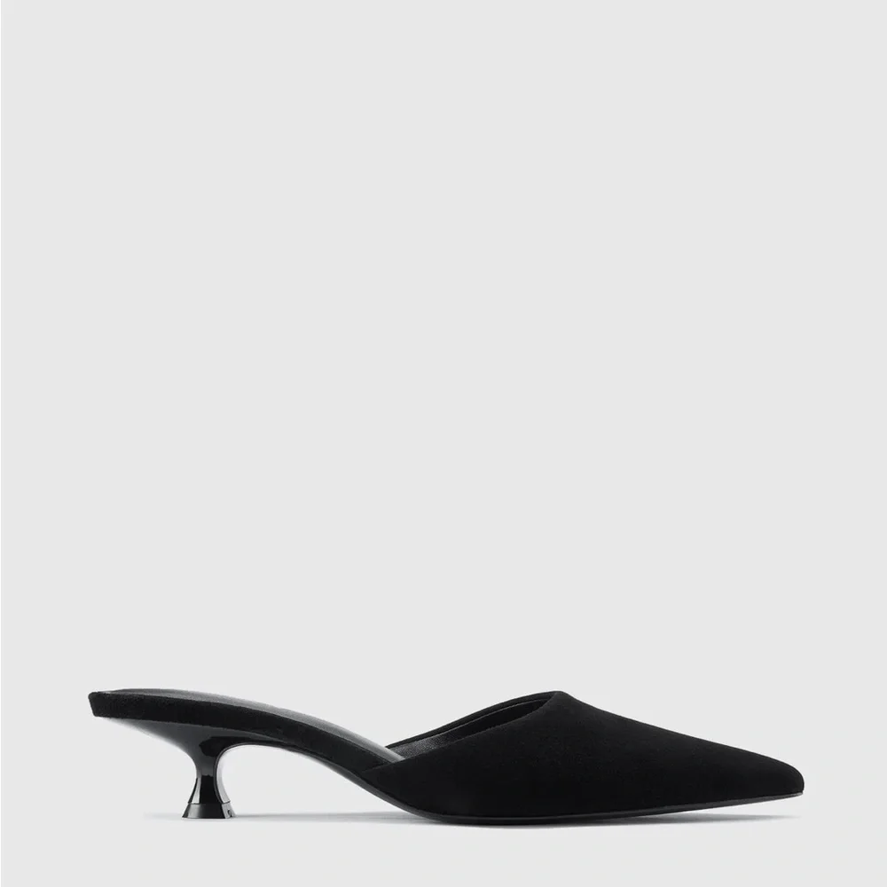 Chic Black Mules by EMME - Picture 2 of 5